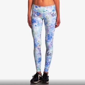 ALO Yoga Airbrush Watercolor Pastel Full Length Leggings Size S Athletic Active